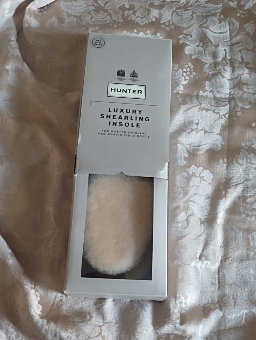 Hunter Cream Luxury Shearling Insoles